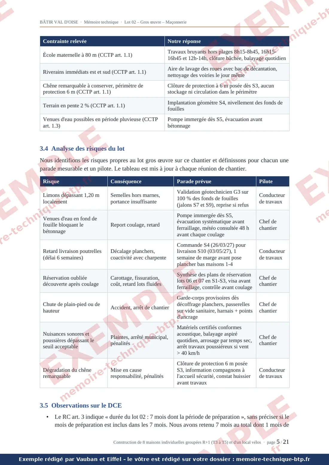 Exemple de mémoire technique, page 5