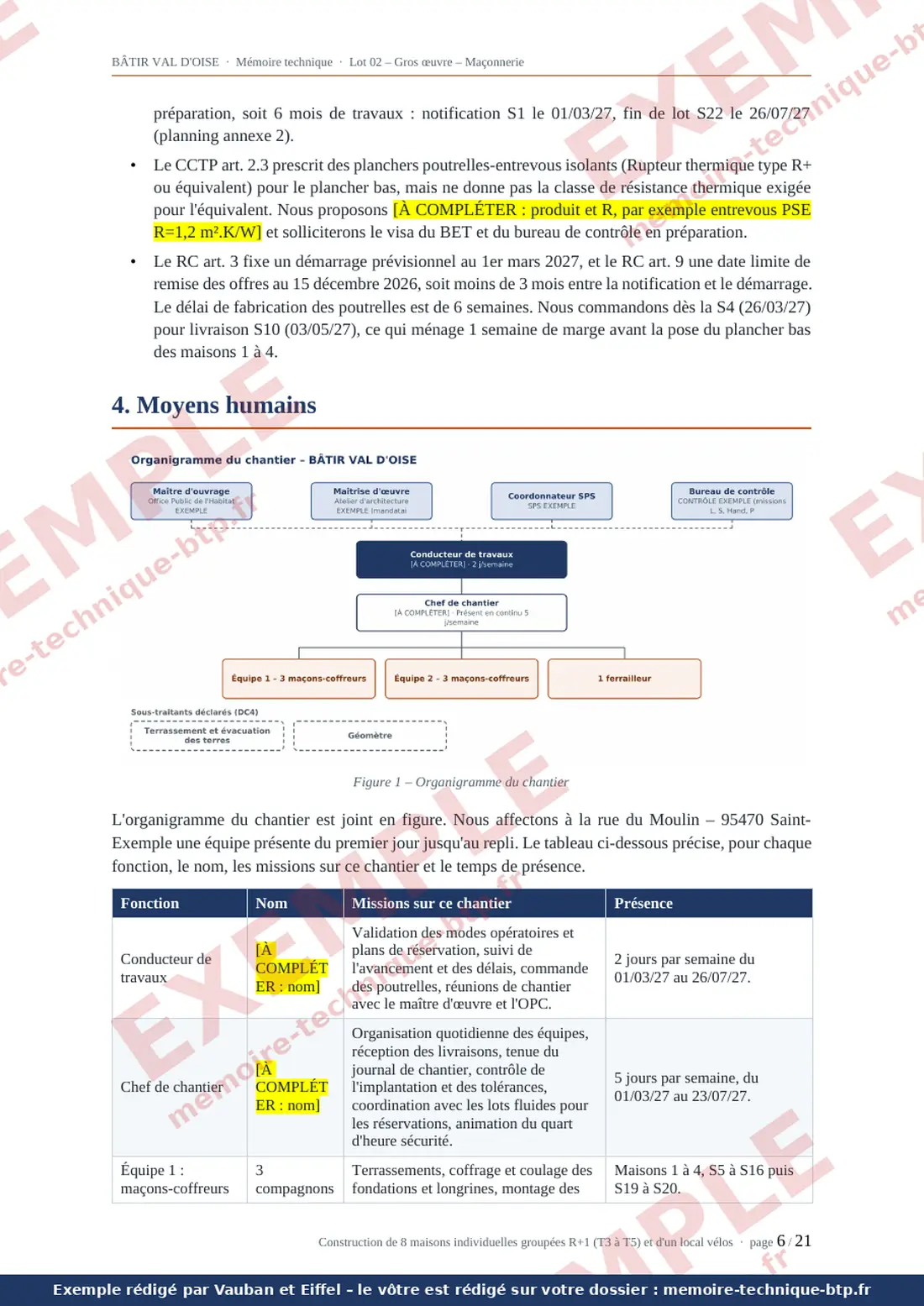 Exemple de mémoire technique, page 6