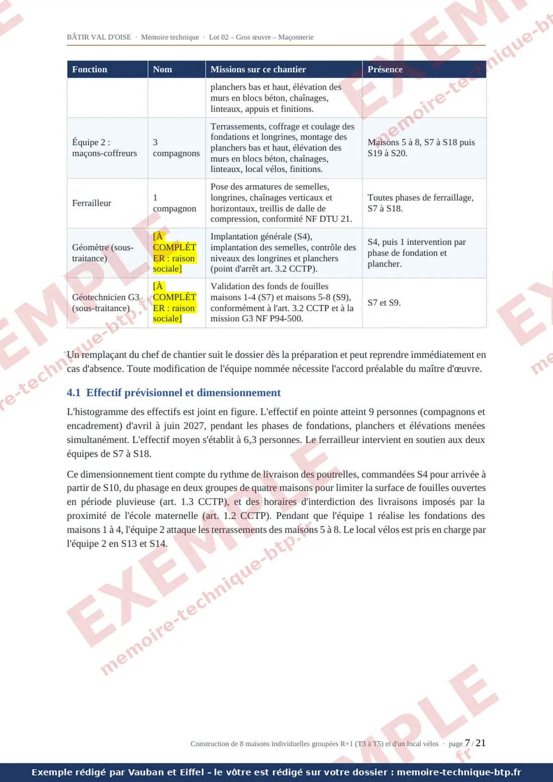 Exemple de mémoire technique, page 7