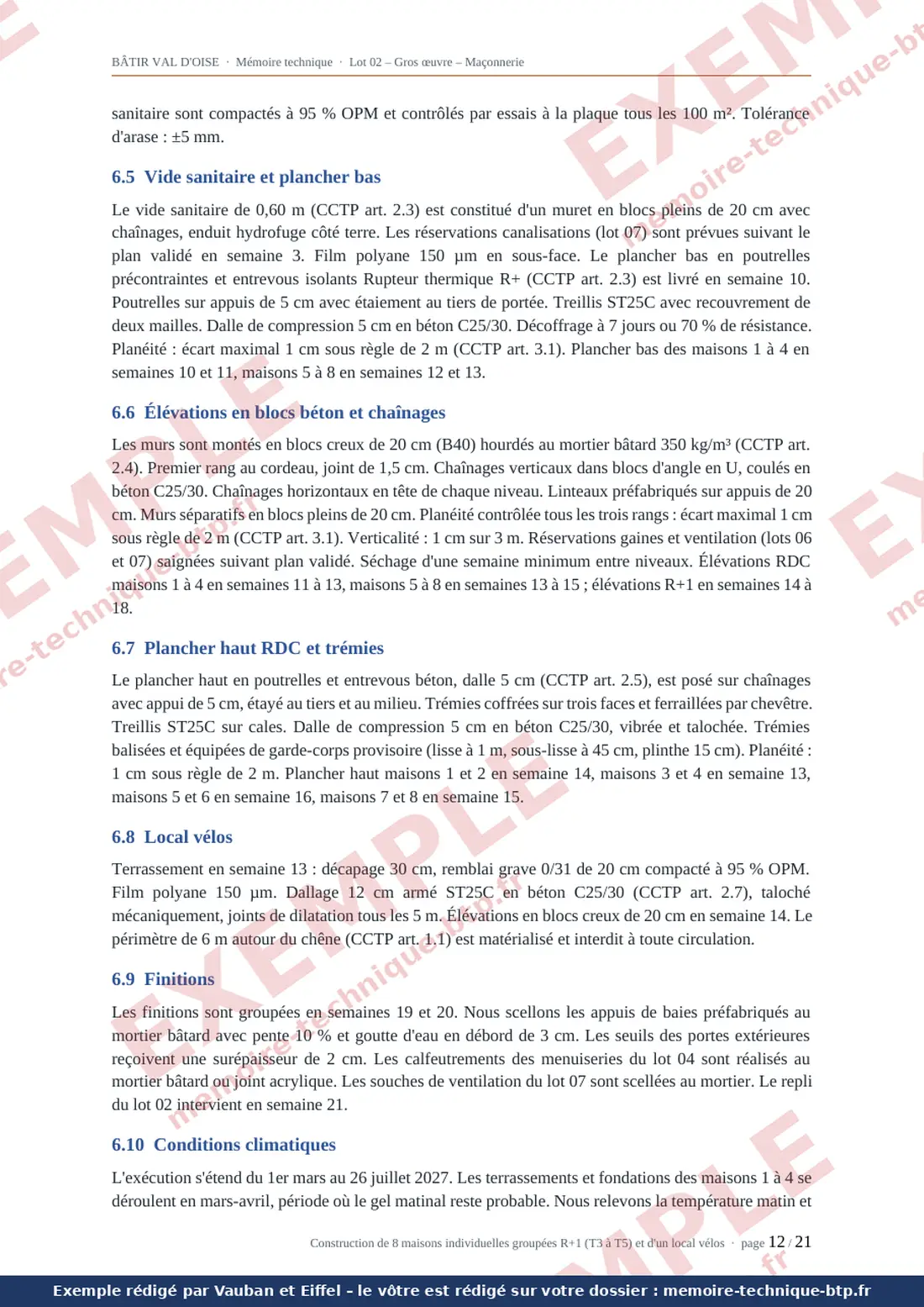 Exemple de mémoire technique, page 12