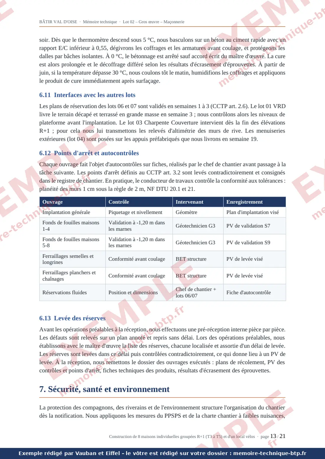 Exemple de mémoire technique, page 13