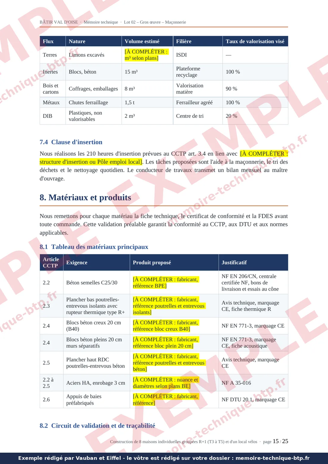 Exemple de mémoire technique, page 15