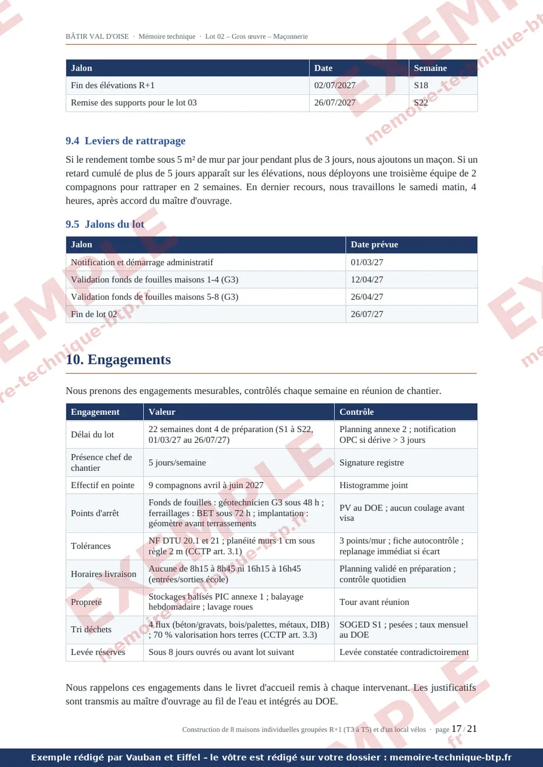 Exemple de mémoire technique, page 17